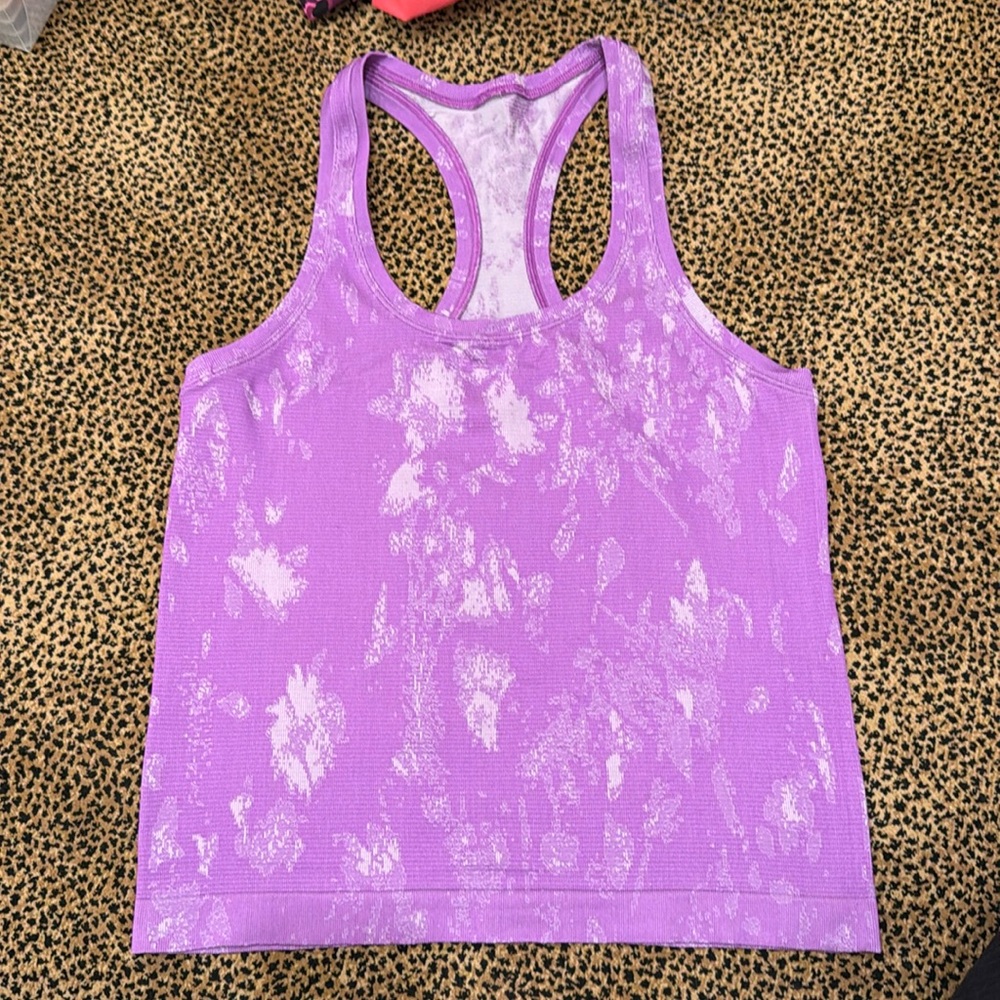 Lululemon Swiftly Tech Racerback Tank Top 2.0 Race Length Moonlit Magenta Size 6